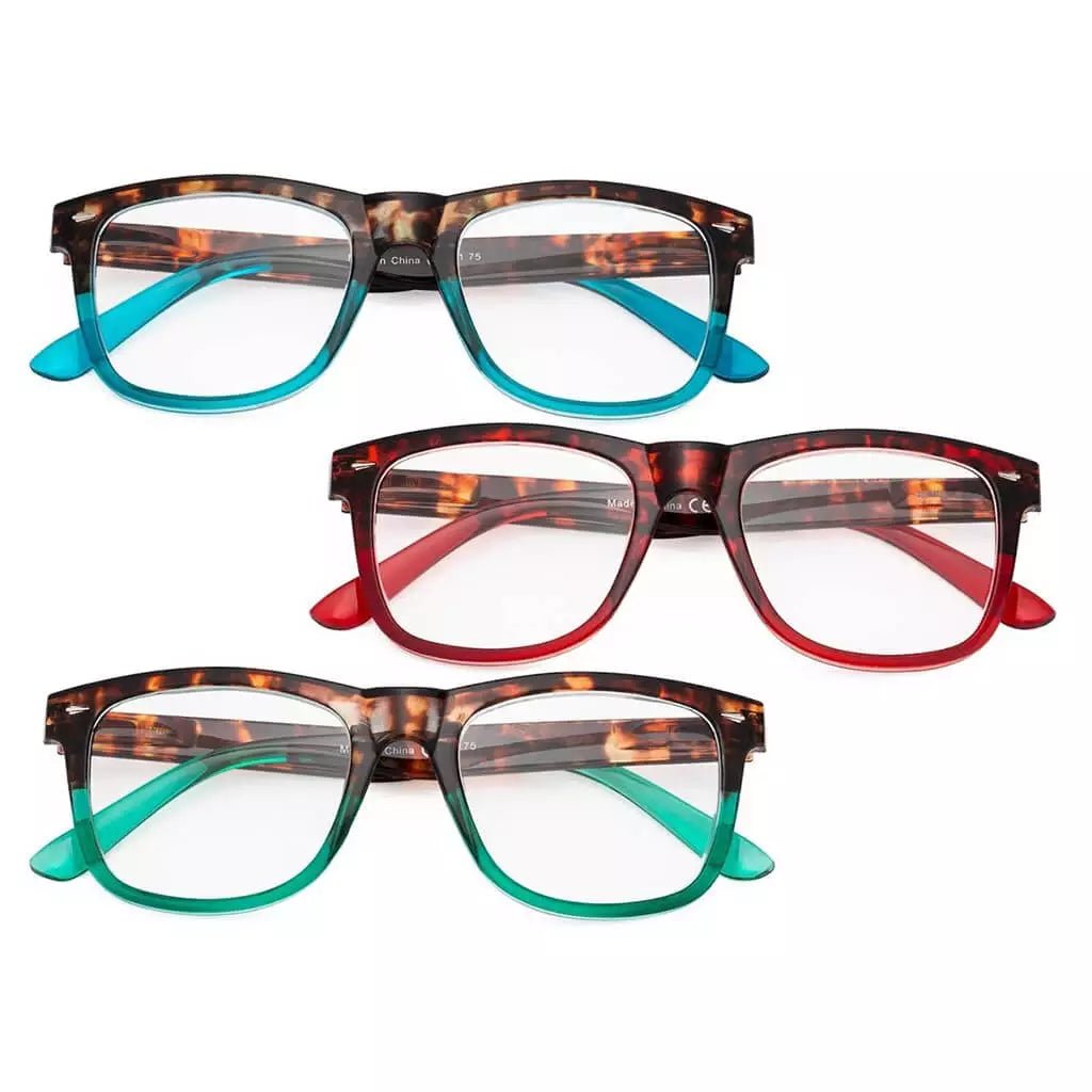 3 Pack Fashionable Stylish Readers R080Deyekeeper.com