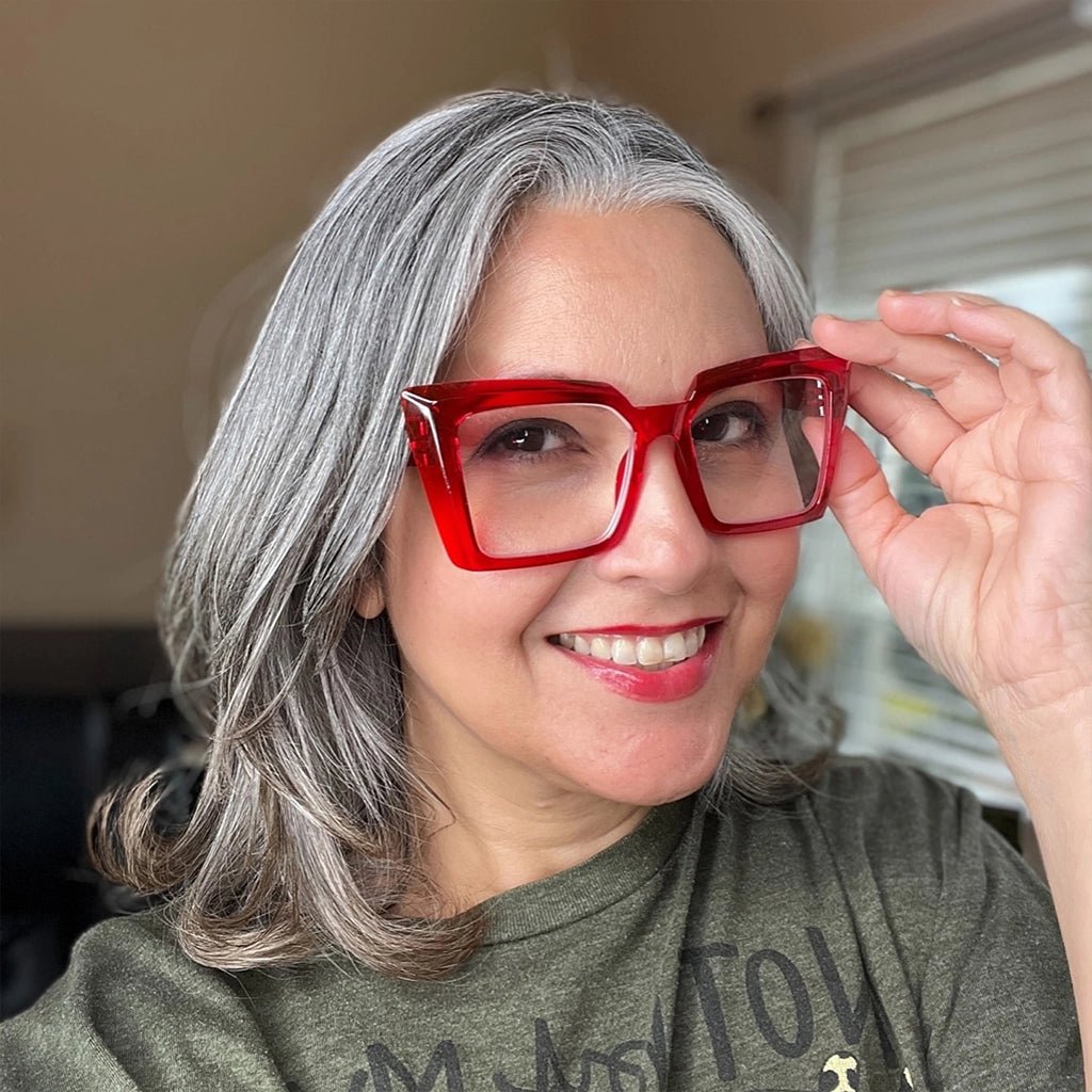 6 Pack Oversized Metalless Screwless Reading Glasses Large Frame Readers NR2141eyekeeper.com