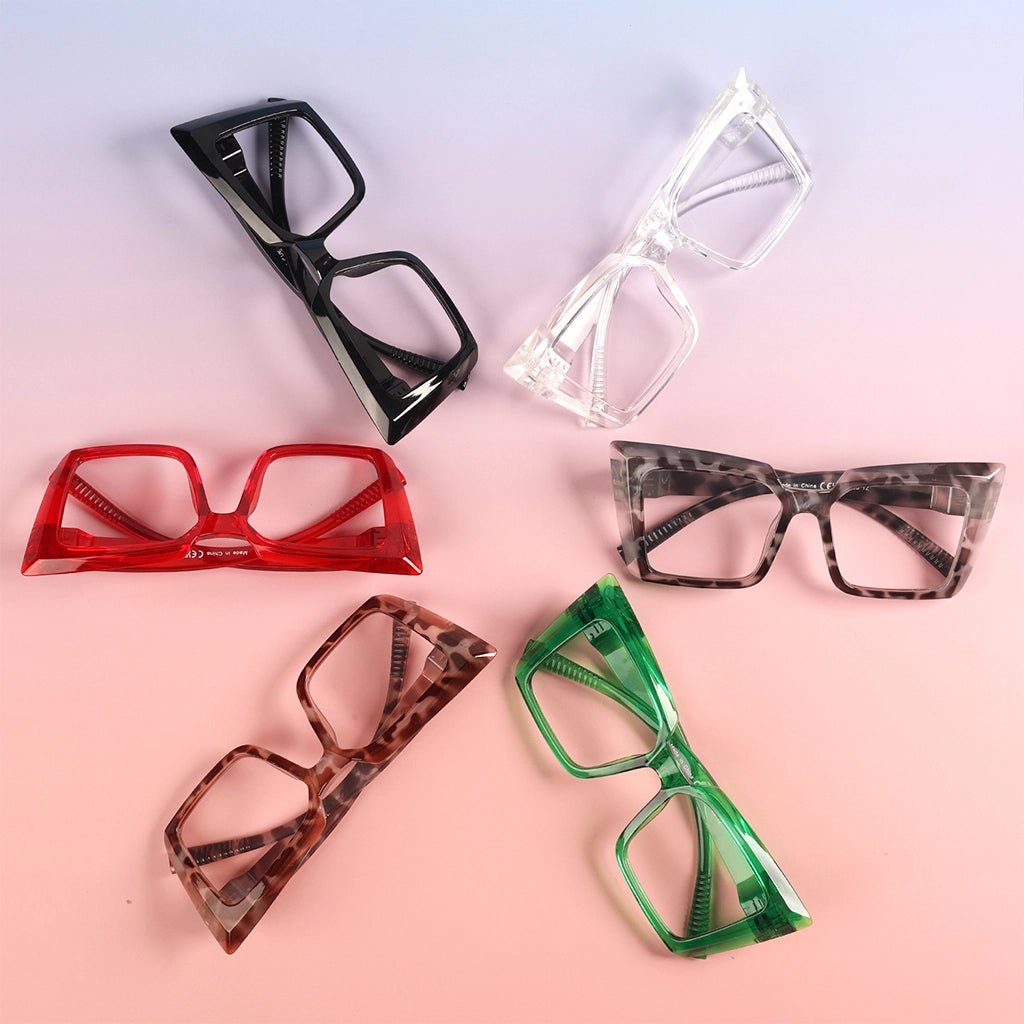 6 Pack Oversized Metalless Screwless Reading Glasses Large Frame Readers NR2141eyekeeper.com