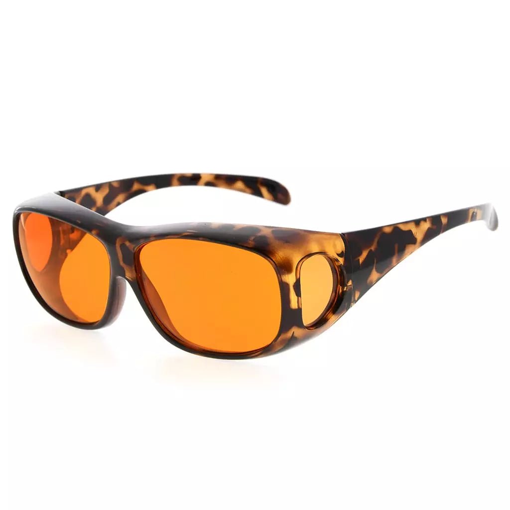 Blue Light Blocking Fitover Glasses Orange Sleeping Eyeglasses DSXM1806eyekeeper.com