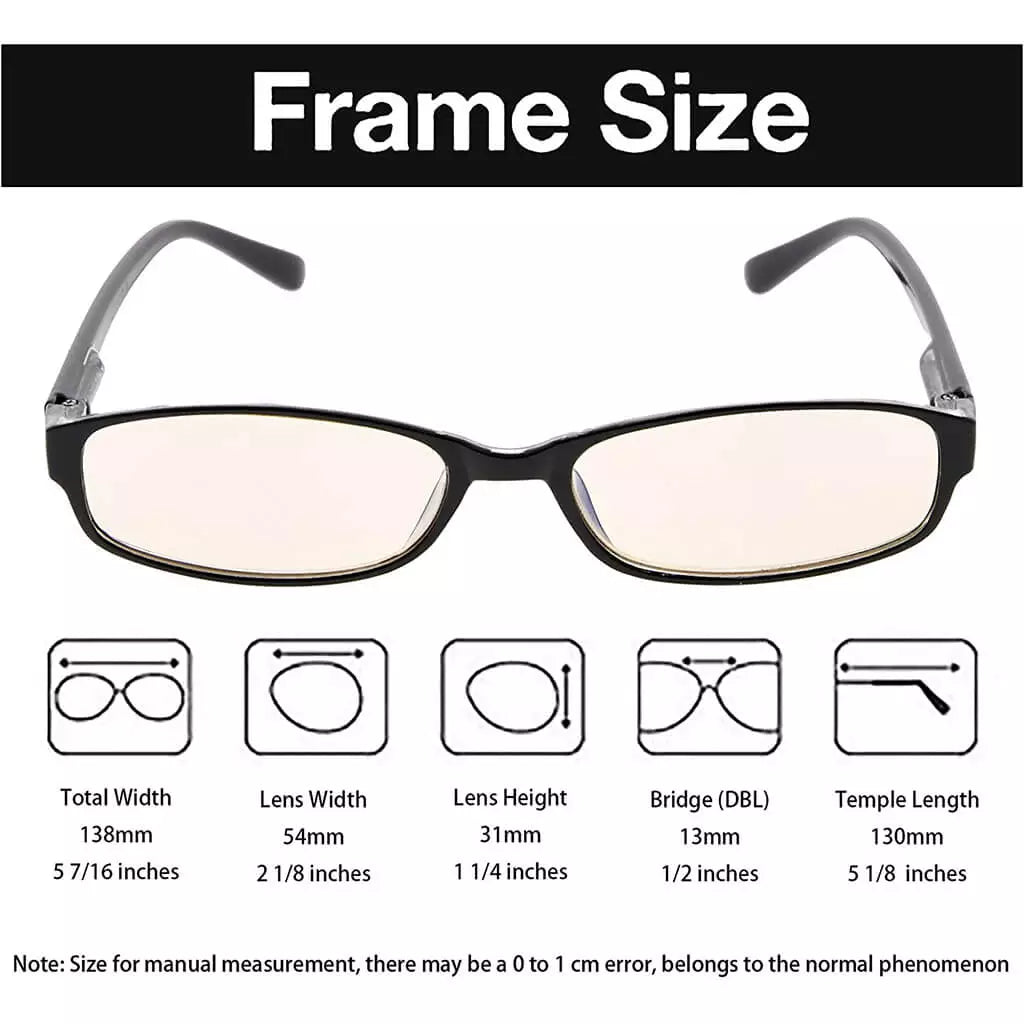 Narrow Lens Blue Light Blocking Reading Glasses 4 - CG908Keyekeeper.com