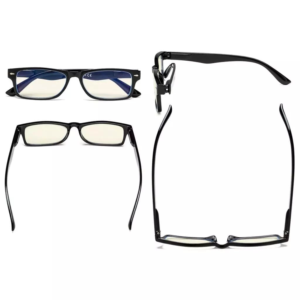 10 Pack Blue Light Filter Classic Computer Reading Glasses CG066eyekeeper.com