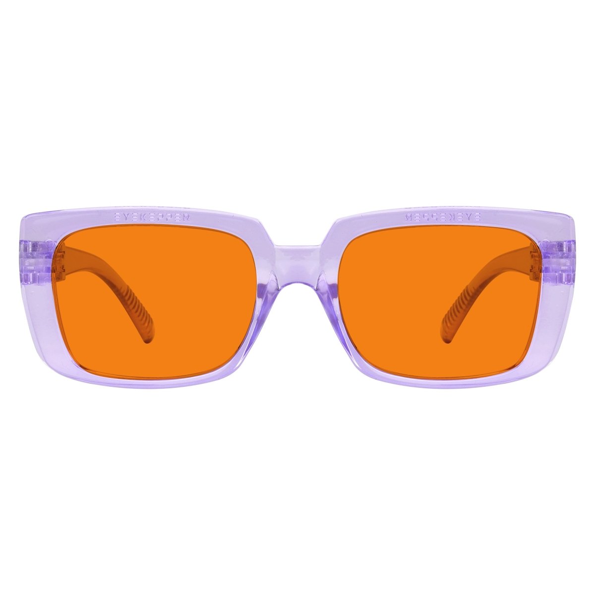 100% Blue Blocking Orange Glasses for Sleep Metalless Screwless NR9107 - B98eyekeeper.com