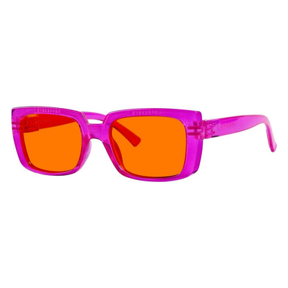 100% Blue Blocking Orange Glasses for Sleep Metalless Screwless NR9107 - B98eyekeeper.com