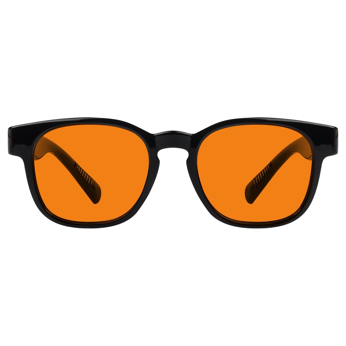 100% Blue Blocking Orange Lens Square Metalless Glasses NR144 - B98eyekeeper.com