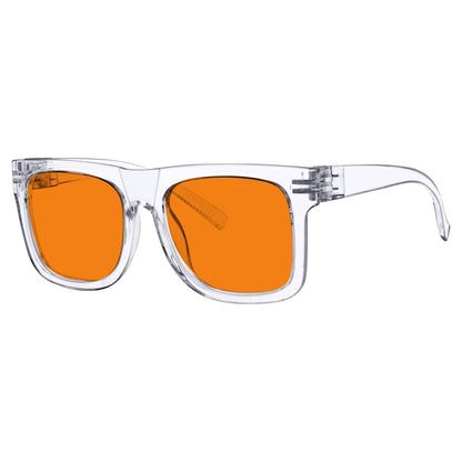 100% Blue Light Blocking Orange Glasses Metalless Screwless Eyewear R2316 - B98eyekeeper.com