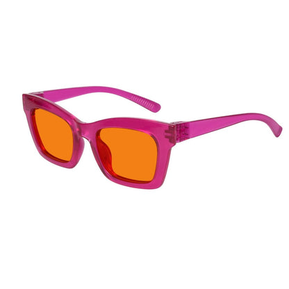 100% Blue Light Blocking Orange Glasses Metalless Screwless R2308 - B98eyekeeper.com