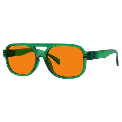 100% Blue Light Blocking Orange Lens Metalless Eyeglasses R2515 - B98eyekeeper.com