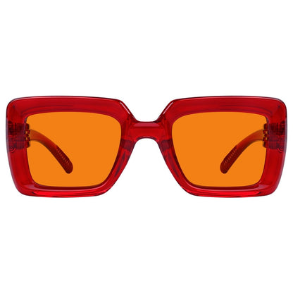 100% Blue Light Blocking Orange Thick Frame Screwless Eyewear NR2101 - B98eyekeeper.com