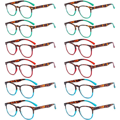 12 Pack Pattern Design Reading Glasses Vintage Readers R060Deyekeeper.com