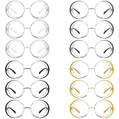 12 Pack Reading Glasses Small Round Readers R2005Neyekeeper.com