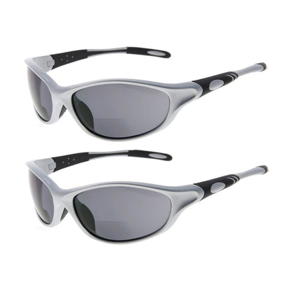 2 Pack Trendy Chic Sport Bifocal Reading Sunglasses SG905eyekeeper.com