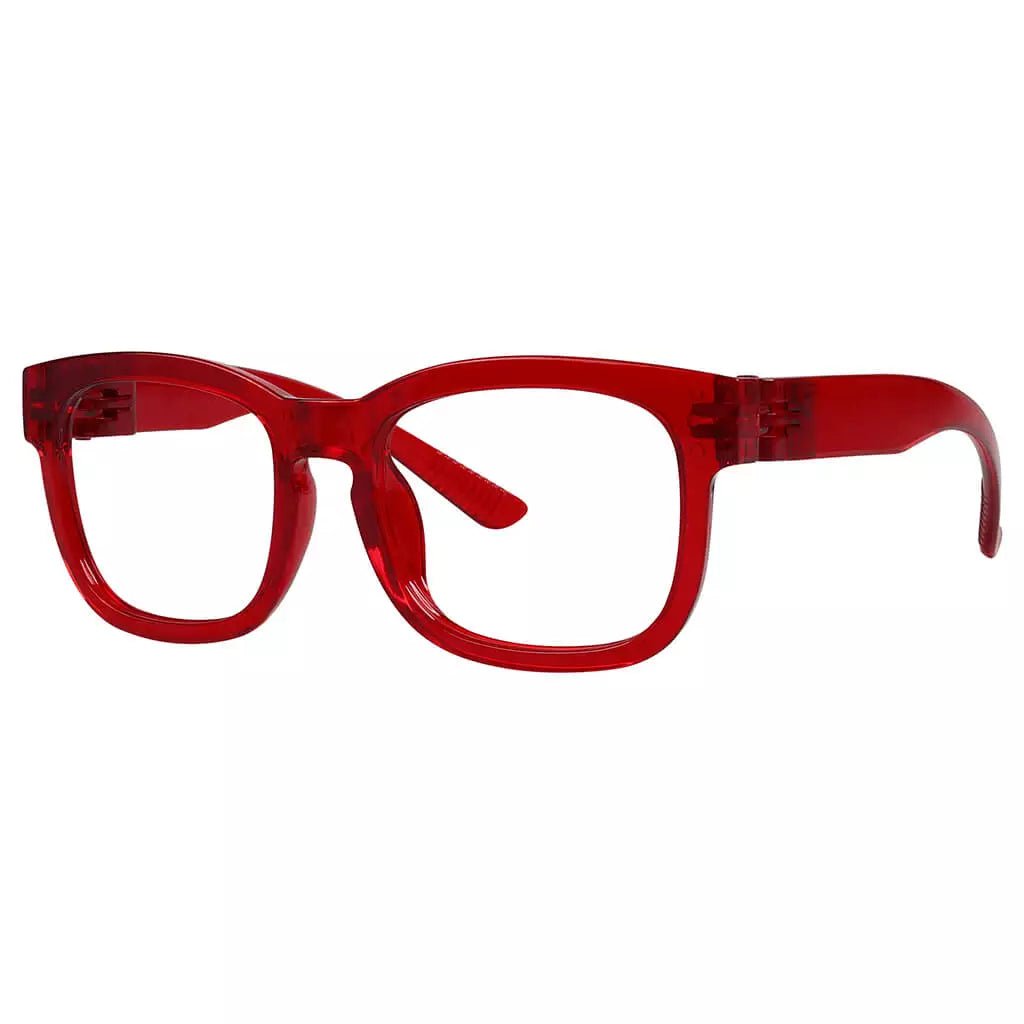 30% Blue Light Blocking Square Metalless Screwless Eyeglasses R033 - B15eyekeeper.com