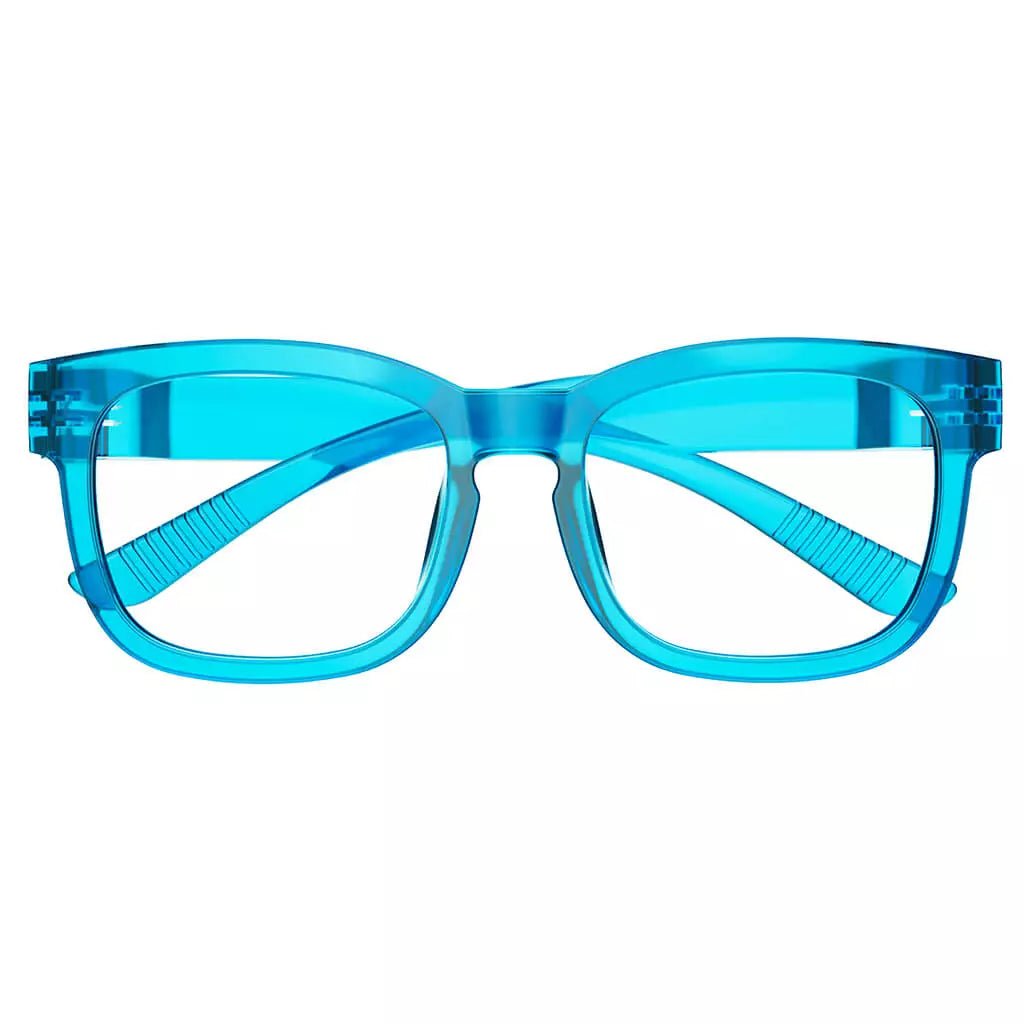 30% Blue Light Blocking Square Metalless Screwless Eyeglasses R033 - B15eyekeeper.com