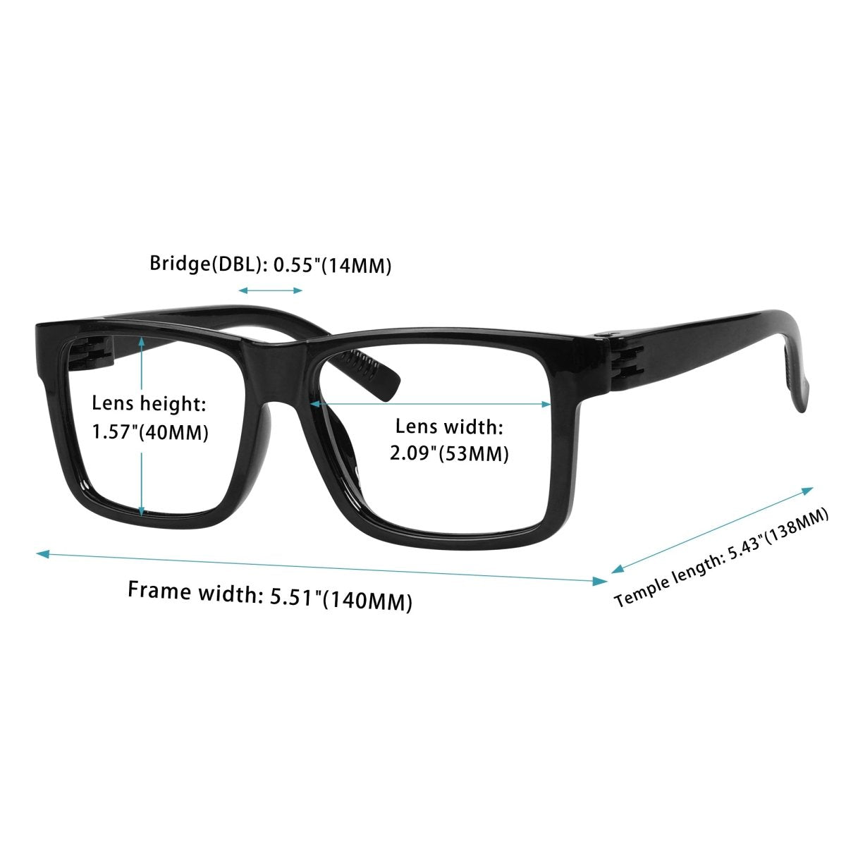 30% Blue Light Blocking Vintage Metalless Eyeglasses NR2142 - B15eyekeeper.com