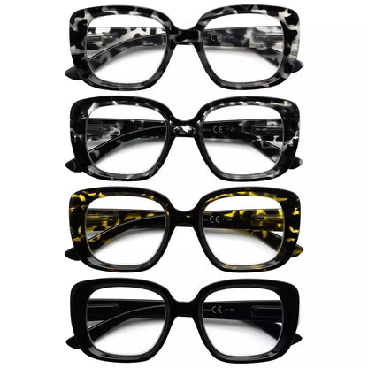 4 Pack Classic Thicker Frame Reading Glasses Newish Readers R2035eyekeeper.com
