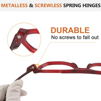 6 Pack Pilot Screwless Metalless Reading Glasses R2309eyekeeper.com