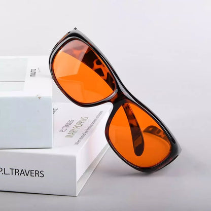 Blue Light Blocking Fitover Glasses Orange Sleeping Eyeglasses DSXM1806eyekeeper.com
