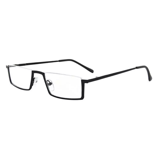 Leesbril met halve rand Chique metalen lezers R1613