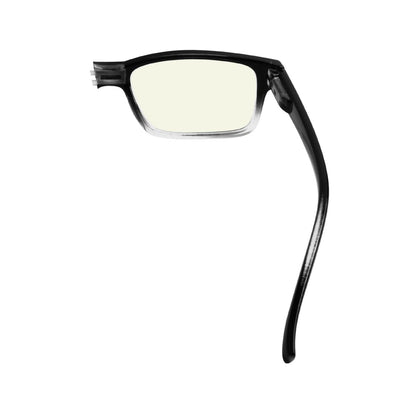 (Must Buy Both Eye) Custom Computer Glasses with Different Power for Each Eye UVPR032 Black Cleareyekeeper.com