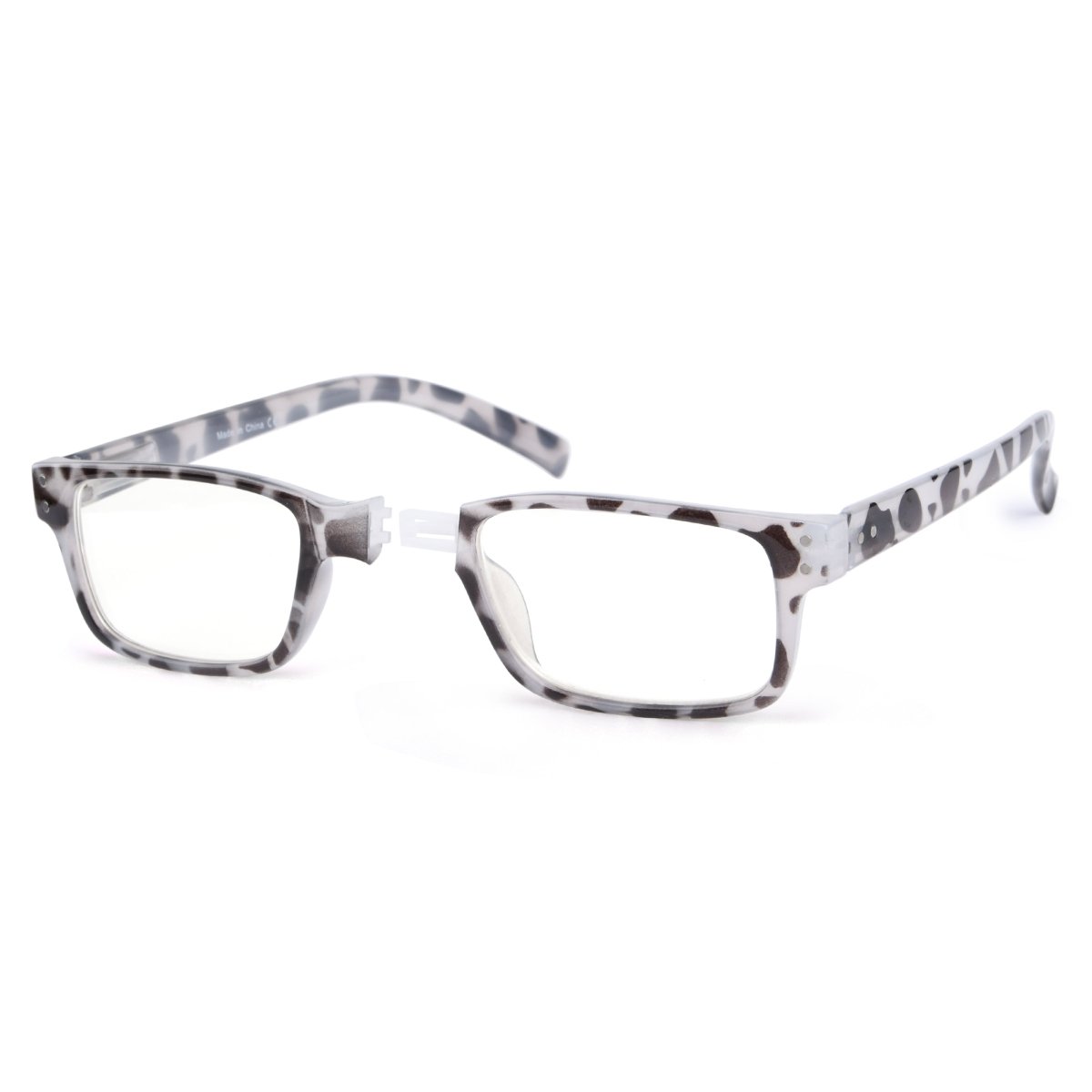 (Must Buy Both Eye) Reading Glasses with Different Strength for Each Eye PR032 Grey Tortoiseeyekeeper.com