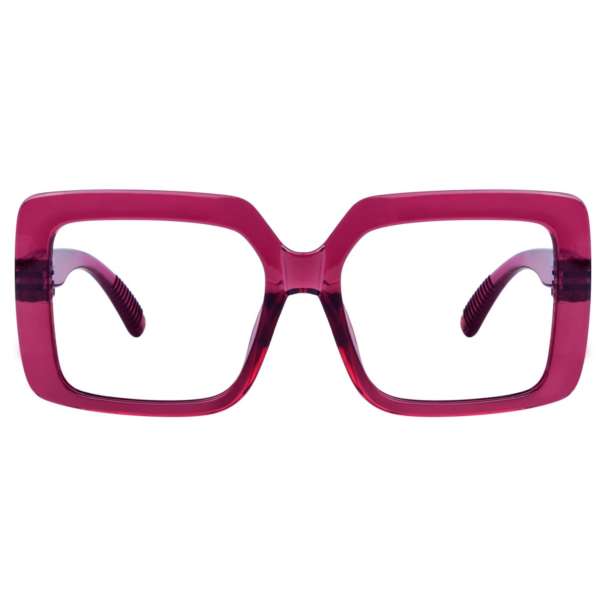 Oversized 30% Blue Light Blocking Glasses Metalless Screwless Glasses R2311 - B15eyekeeper.com