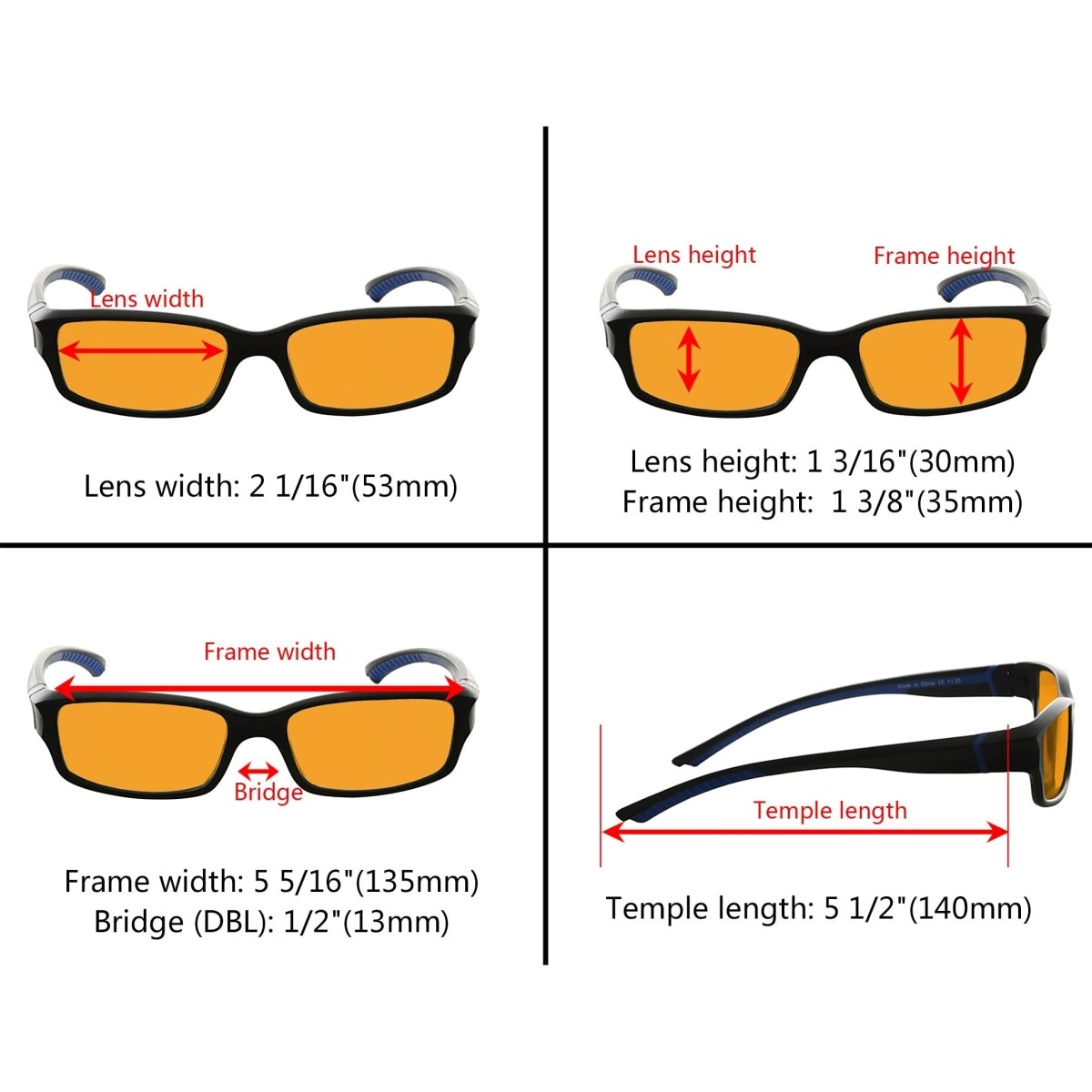 3 Pack Stylish Blue Light Blocking Reading Glasses DSXM01eyekeeper.com