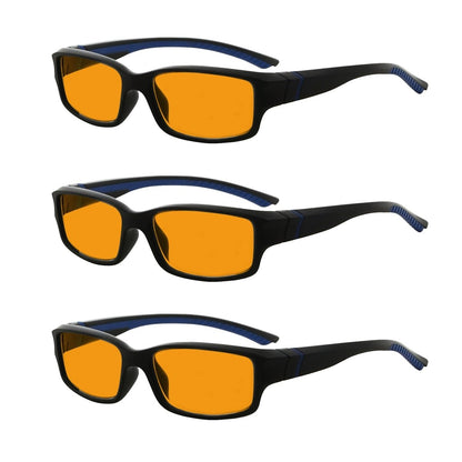 3 Pack Stylish Blue Light Blocking Reading Glasses DSXM01eyekeeper.com