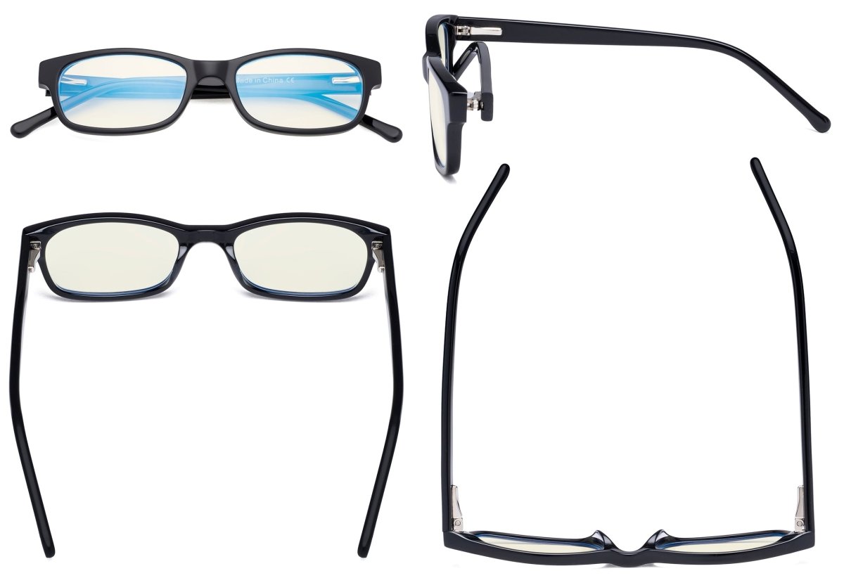 Chic Narrow Blue Light Blocking Eyeglasses for Kids K02-BB40eyekeeper.com