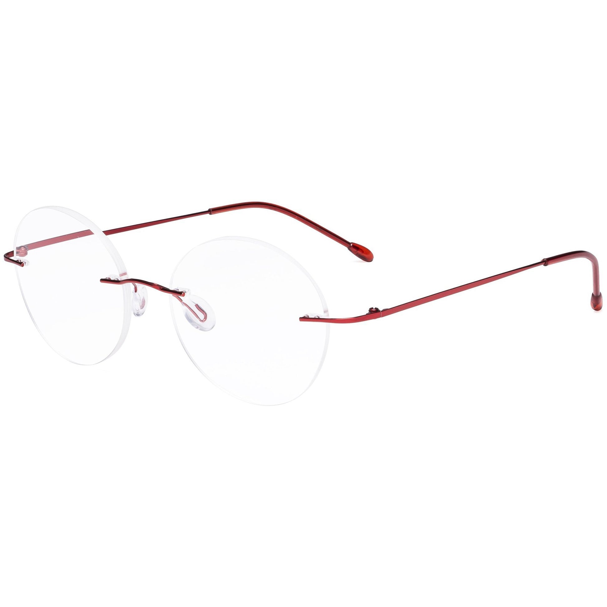 Frameless Reading Glasses Red RWK9910