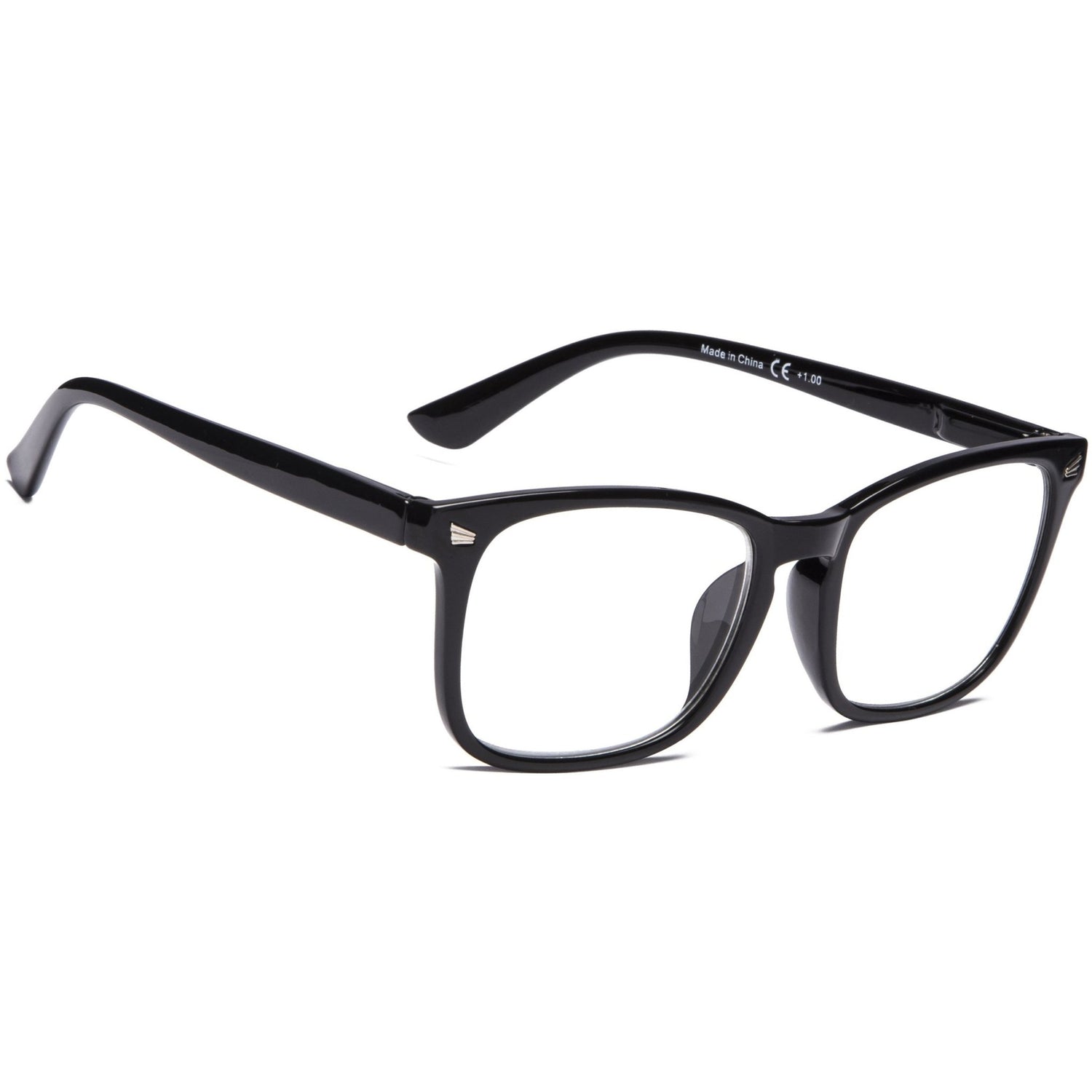 Fashion Reading Glasses Women Black 5-RT1801