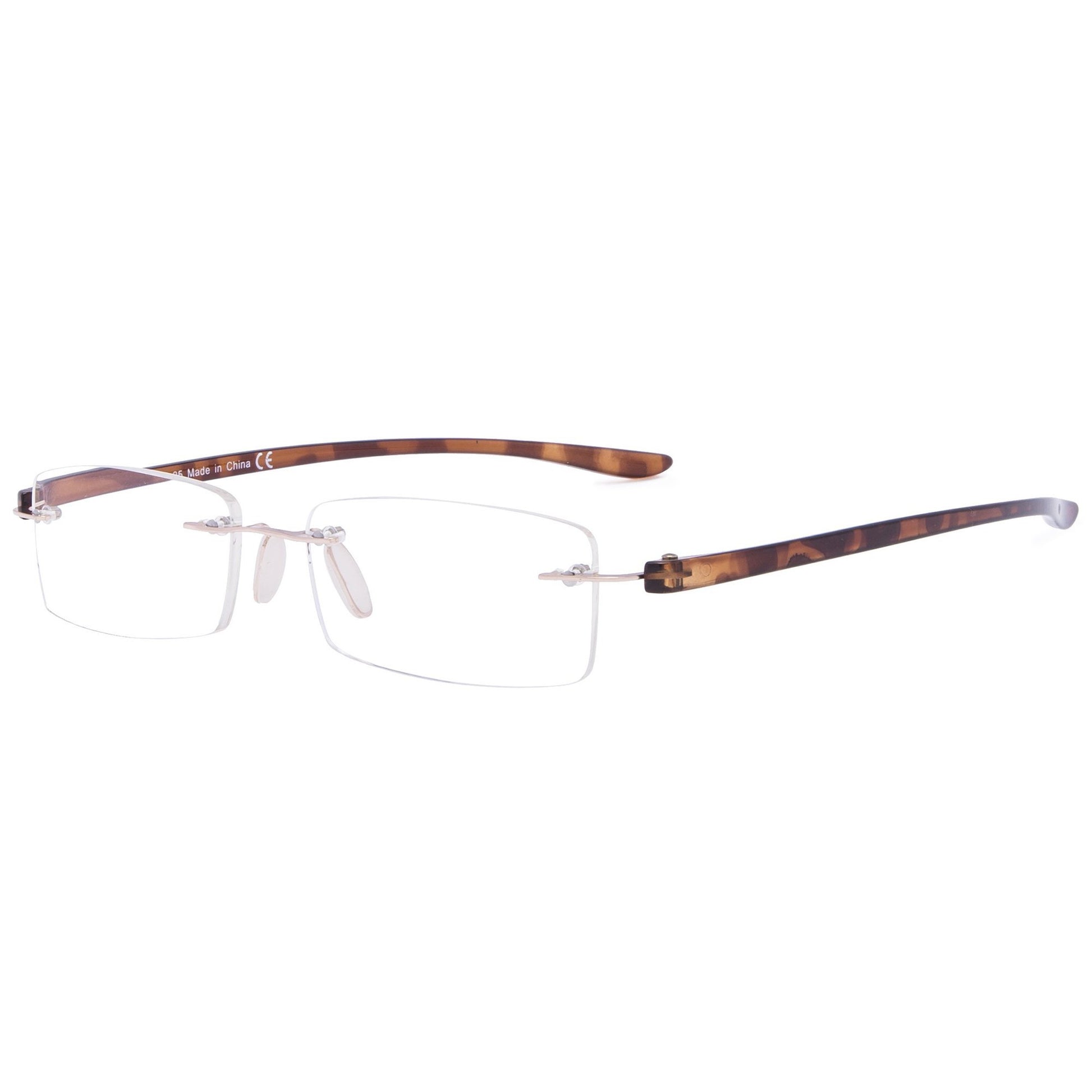 Frameless Small Lenses Reading Glasses Women Men R14001-A