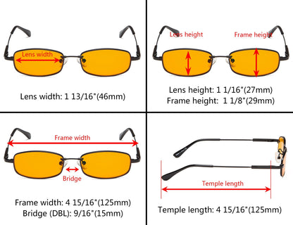 Blue Light Blocking Eyeglasses Dimension