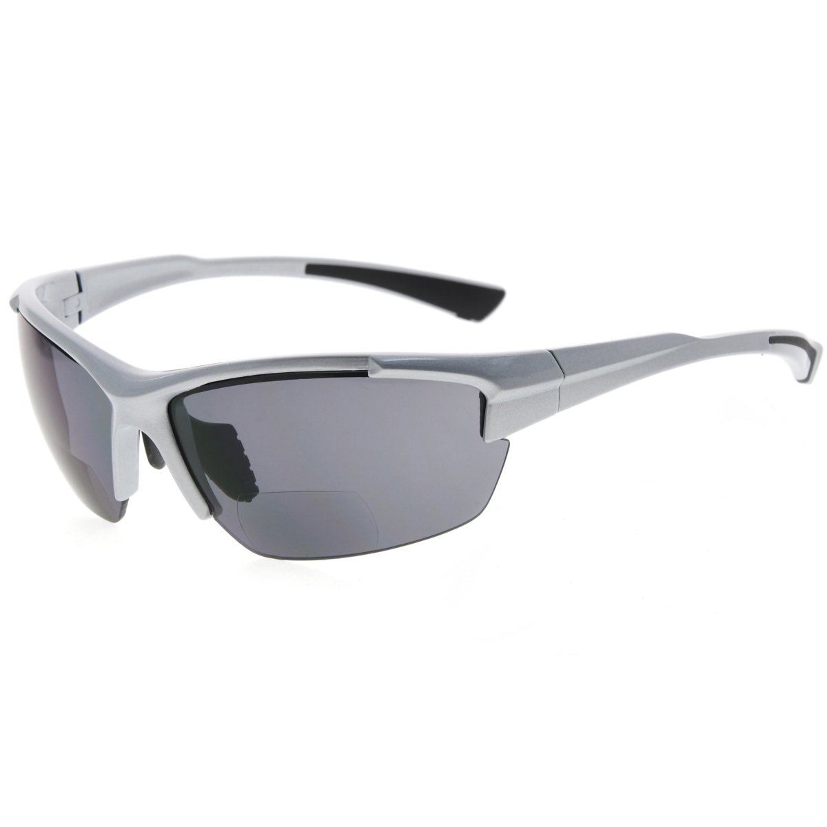 Stylish Half Rim Rectangle Bifocal Sunglasses Women SG901eyekeeper.com