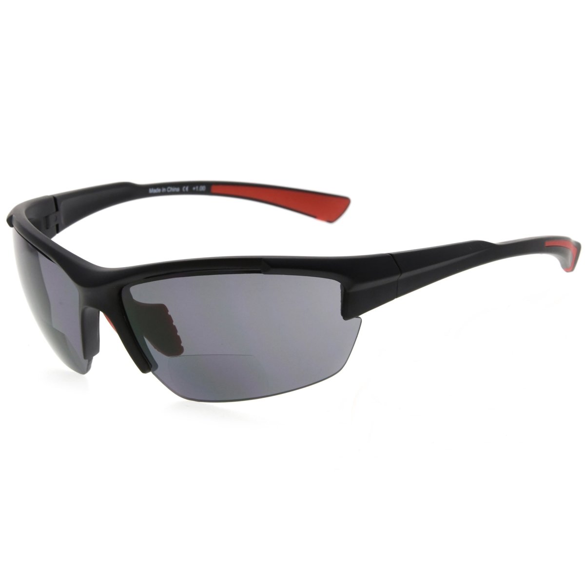 Stylish Half Rim Rectangle Bifocal Sunglasses Women SG901eyekeeper.com